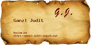 Ganzl Judit névjegykártya