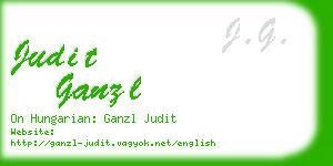 judit ganzl business card